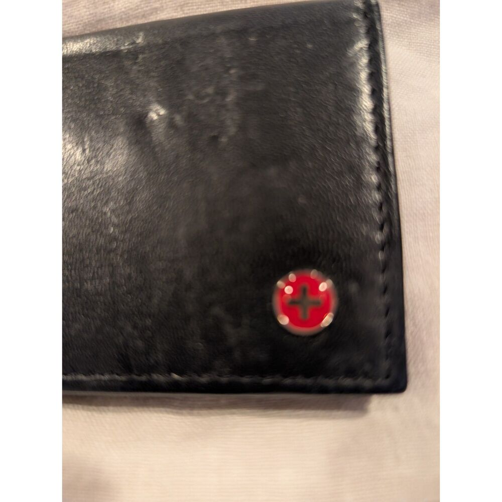Alpine Swiss Genuine Leather Thin Business Card Case Minimalist Wallet